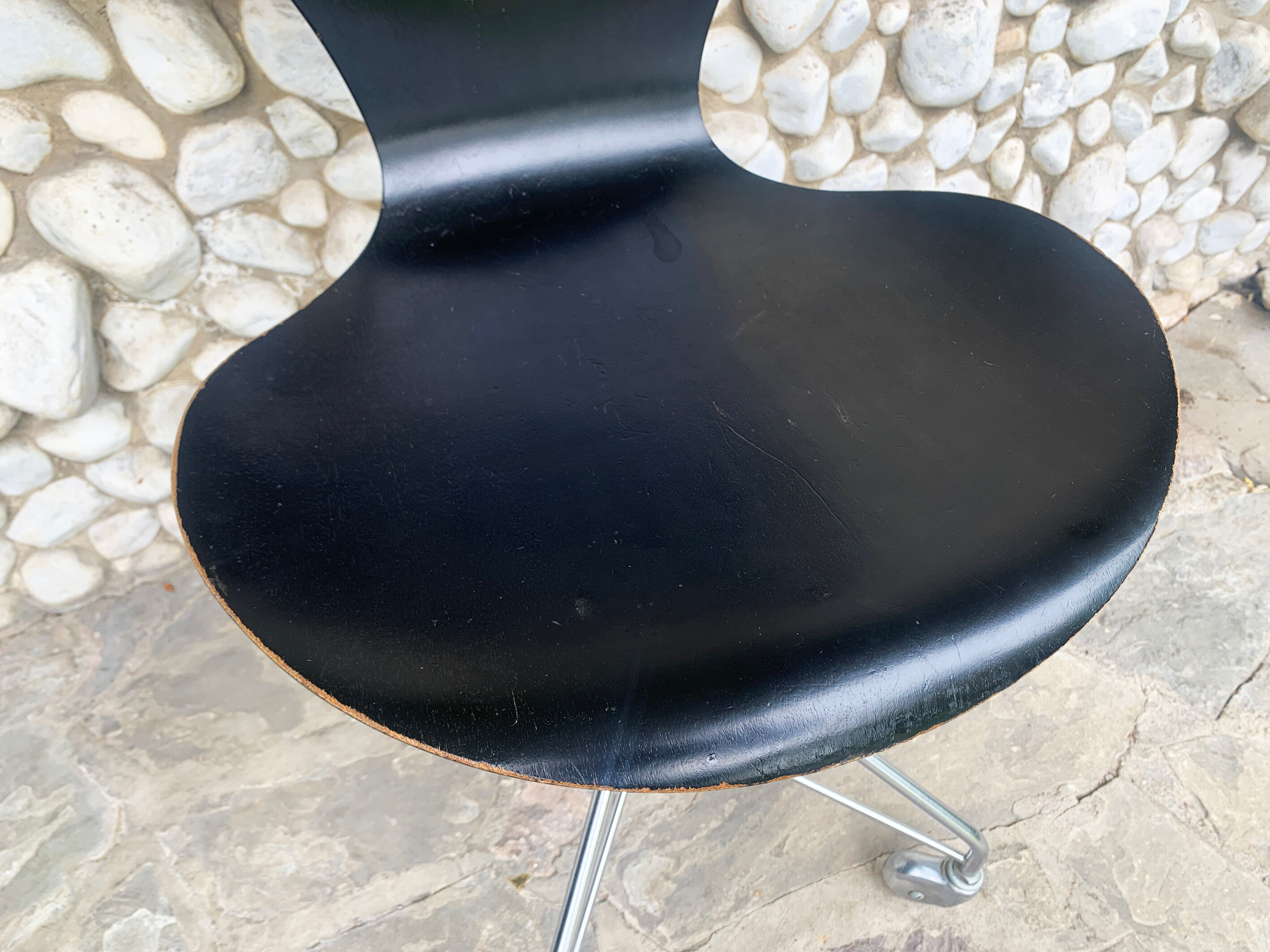 Office chair 3117, Arne Jacobsen for Fritz Hansen, Denmark, vintage 1960s