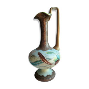Carafe aiguière en opaline