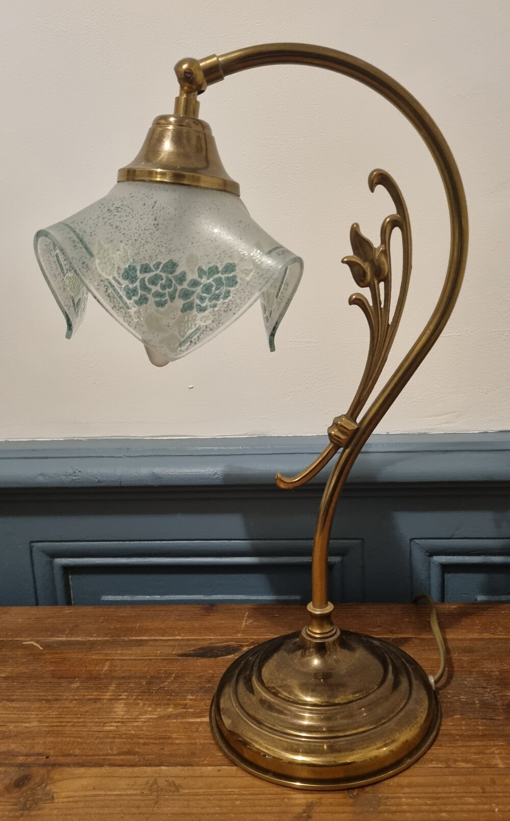 Pair of arched table lamps, creation JP Ryckaert, 60s