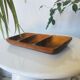 Danish teak aperitif tray