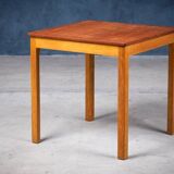 Side Table in Teak and Oak, Denmark, 1960s