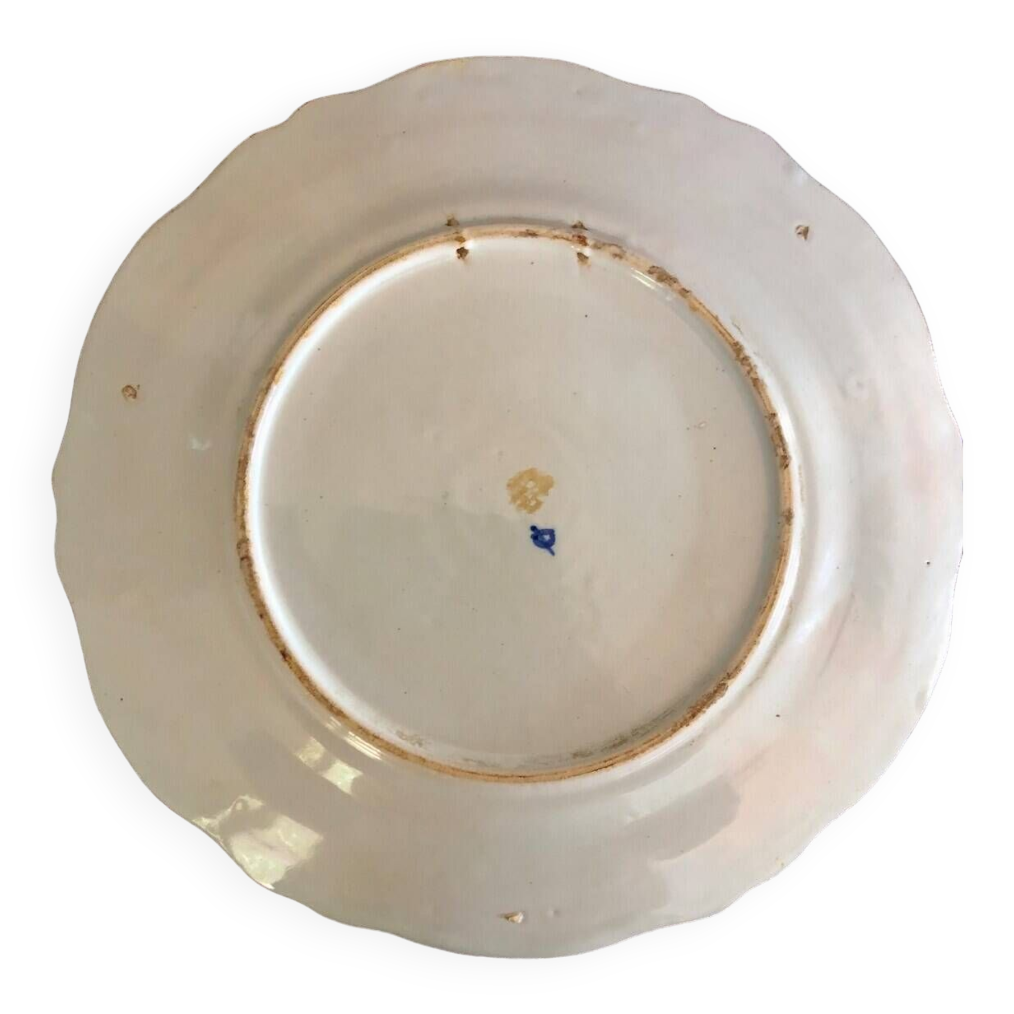 19th century plate from the Faïencerie de Saint Clément