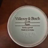 Villeroy and Boch Vintage Green Peacock Vase