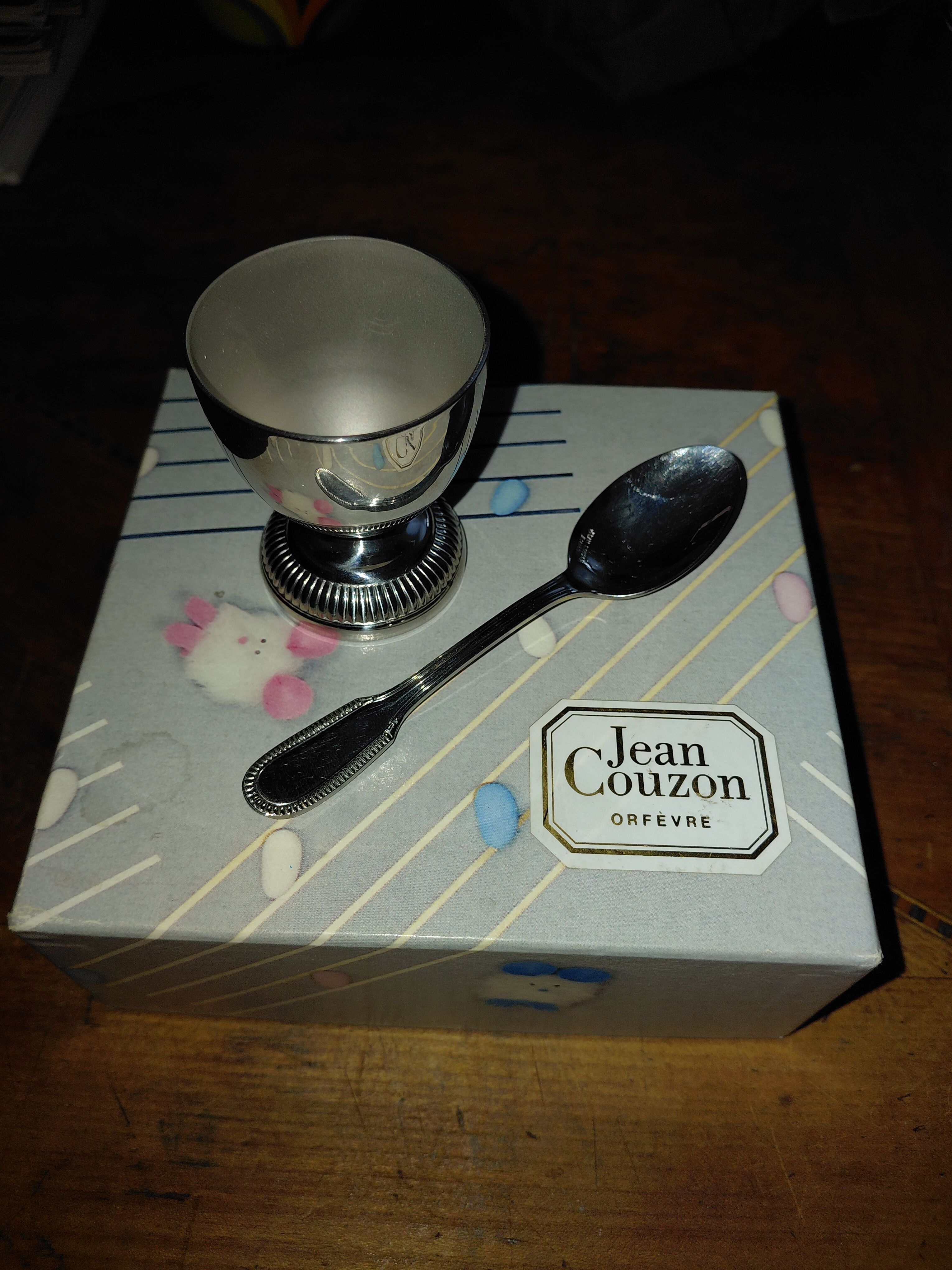 Egg cup and its spoon Jean Couzon
