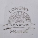 Flat Plates in Old Longwy Earthenware, Geneva Vintage Model