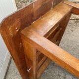 Desk with 1 drawer, oak top, 105x56cm