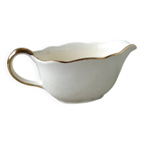 Villeroy & Boch Mettlach ivory and gold sauce boat