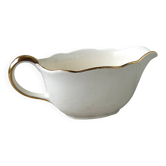 Saucière Villeroy & Boch Mettlach ivoire et or