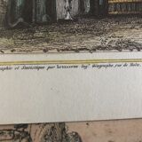 Old map of the Cévennes and GOLD Côtes d'Or