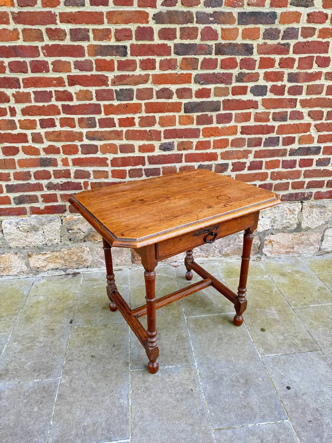 Louis XIII Period Oak Writing Table XVII Eme Century