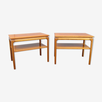 Paire de tables d'appoint ou chevets scandinaves