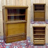 Mahogany and oak office display cabinet from the MD brand, manufactured in the 1960s - removable