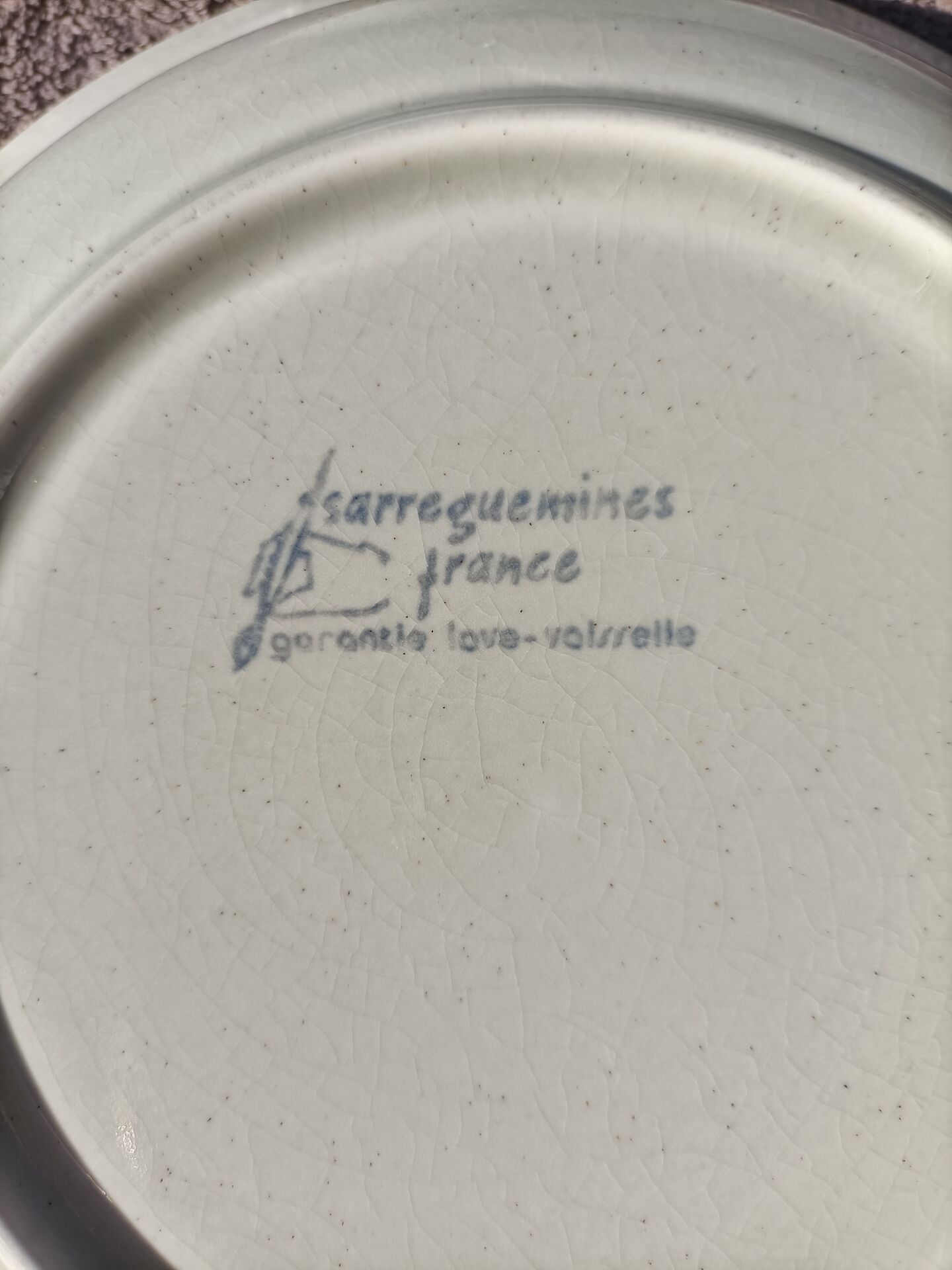 Ensemble Assiettes Sarreguemines