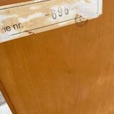 Louis Philippe country wooden sideboard with 2 drawers and 3 doors 126cm