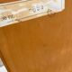 Louis Philippe country wooden sideboard with 2 drawers and 3 doors 126cm