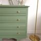 Commode art déco verte