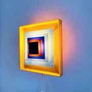 Kvadrille Wall Lamp By Bengt Karlby For Lyfa, Denmark, 1970S