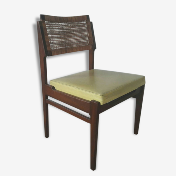 Chair in teak and rattan 70