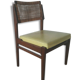 Chaise en de teck et en rotin 70