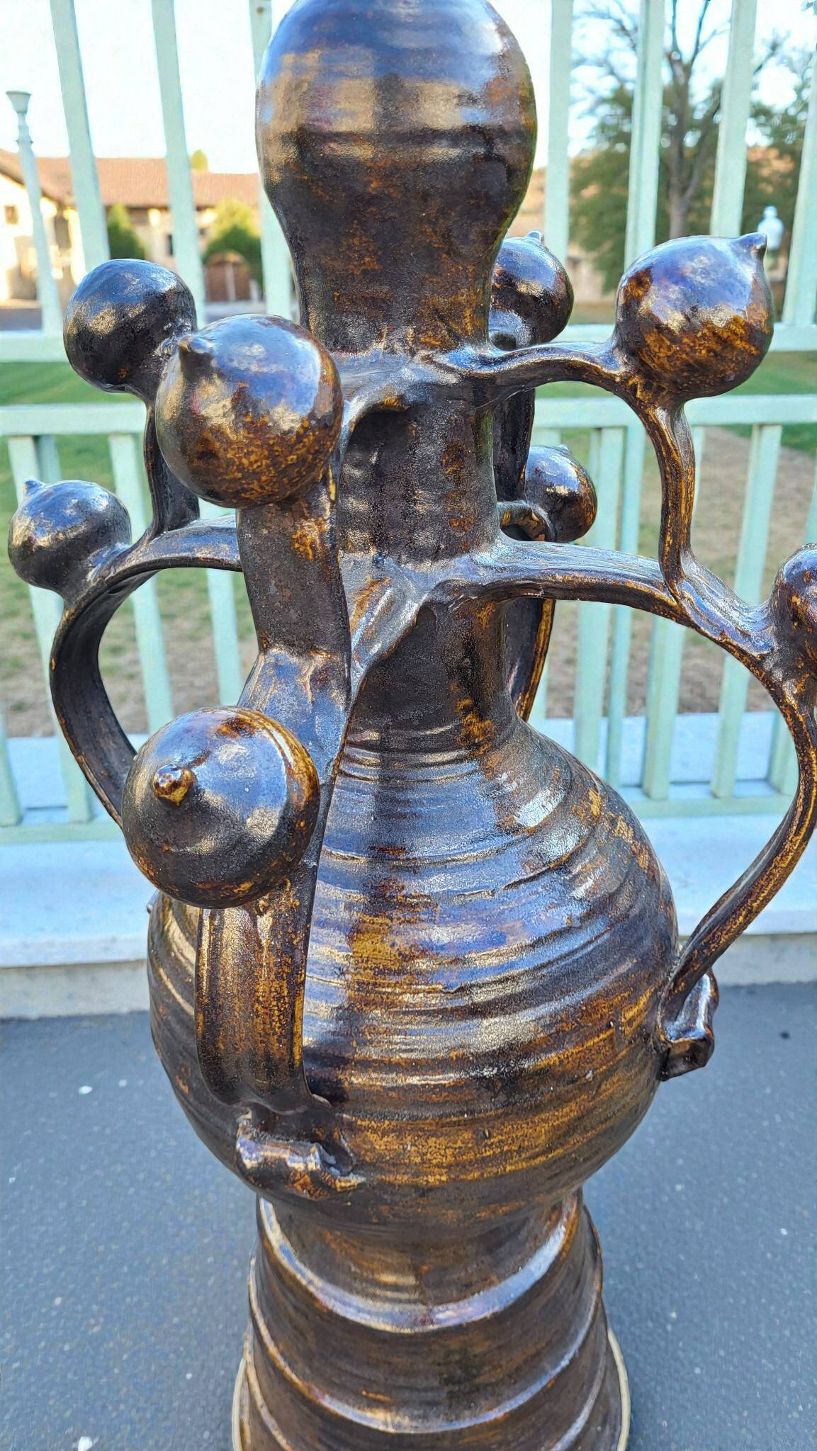 Sandstone sculpture by Jean Michel Doix - Puisaye