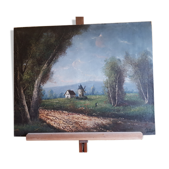 Oil on canvas