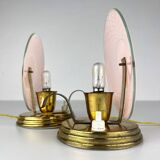 Nightside table lamps, Italy, 1950s, set of 2