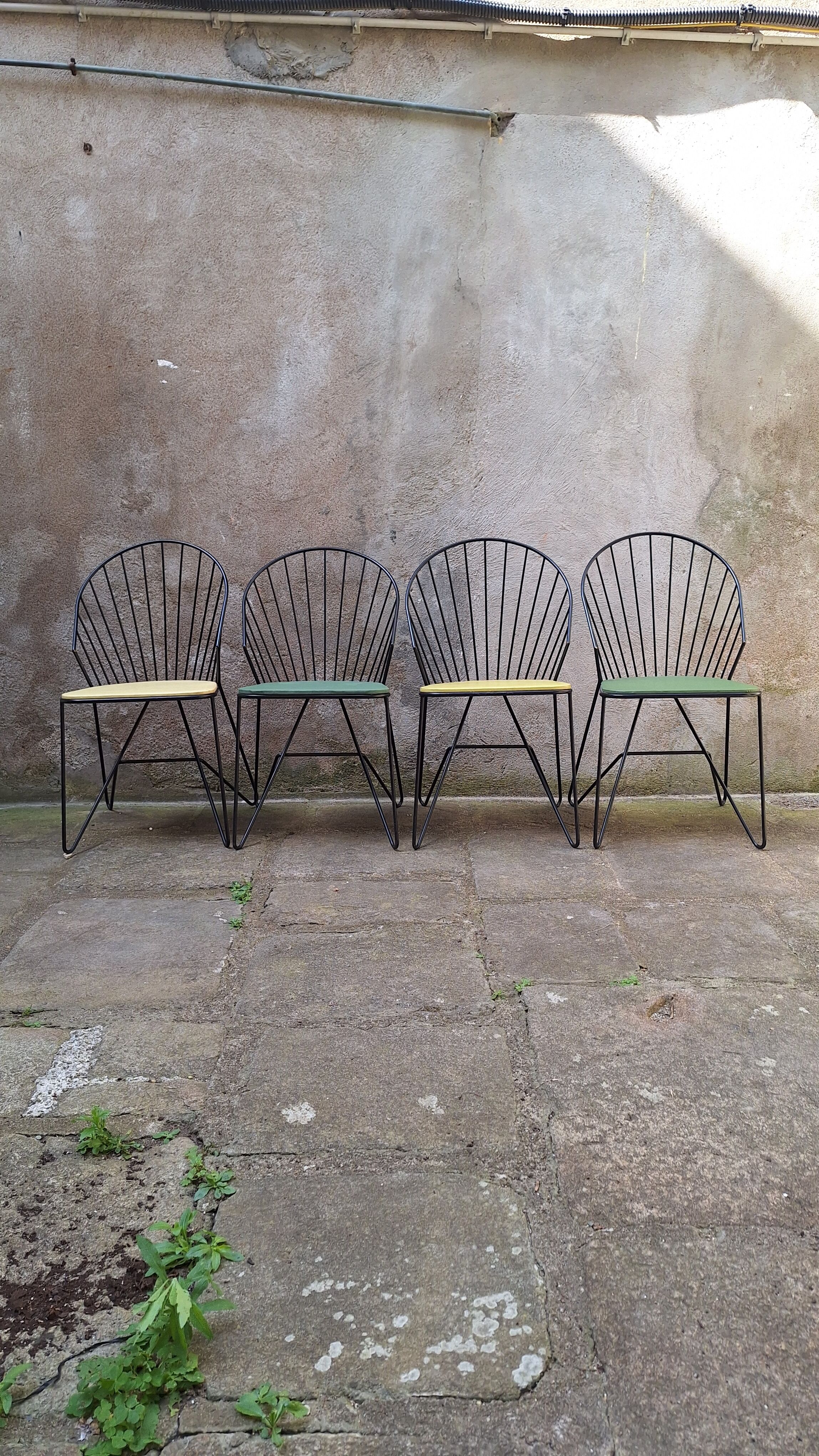 Set of 4 chairs by J.O. Waldar & V. Möldhammer for Sonett Karl Fostel