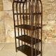 Vintage bamboo and rattan bookshelf, 4 shelves, Circa 1960/1970