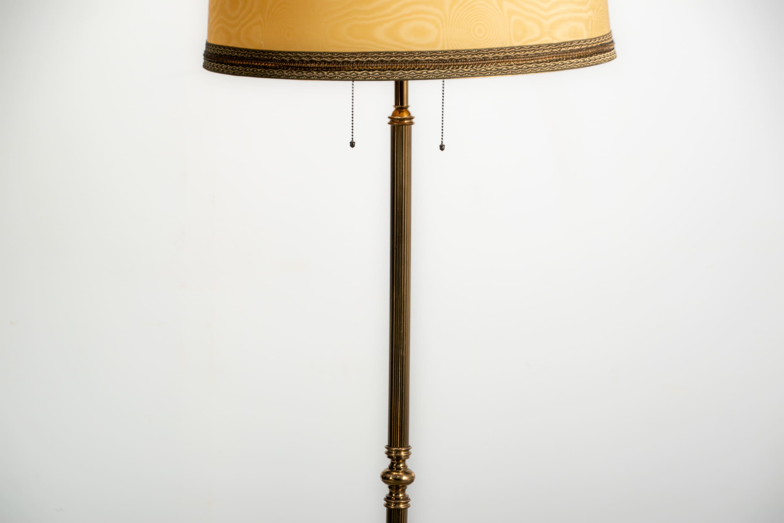 Mid-century brass floor lamp. Circa 1970.