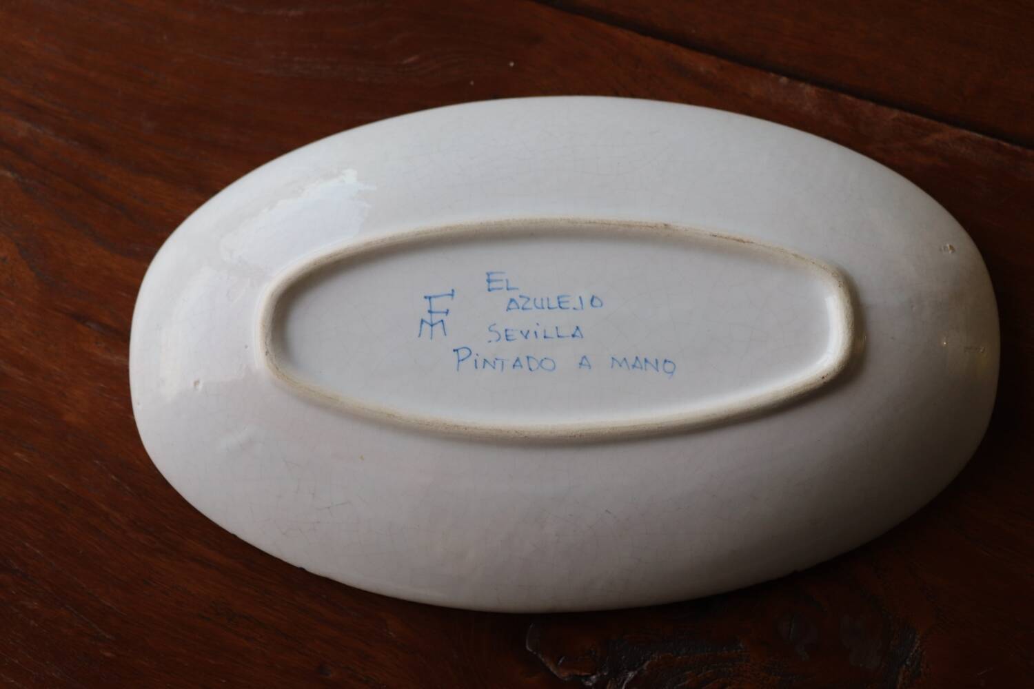 Coupelle vide poche en céramique peinte séville