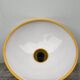 Targetti Sankey white and yellow glass pendant light