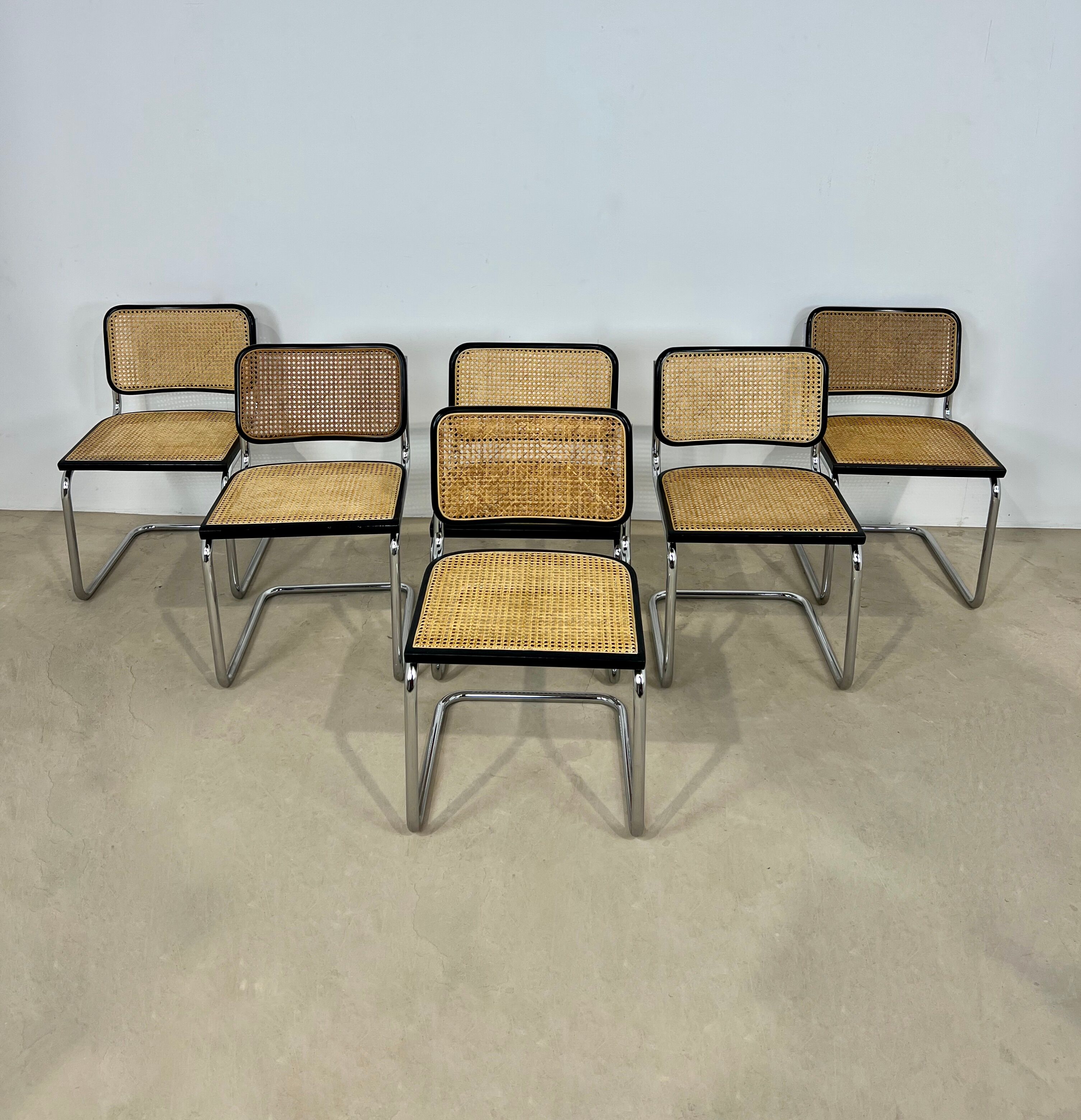 Dinning Style Chairs B32 By Marcel Breuer set6
