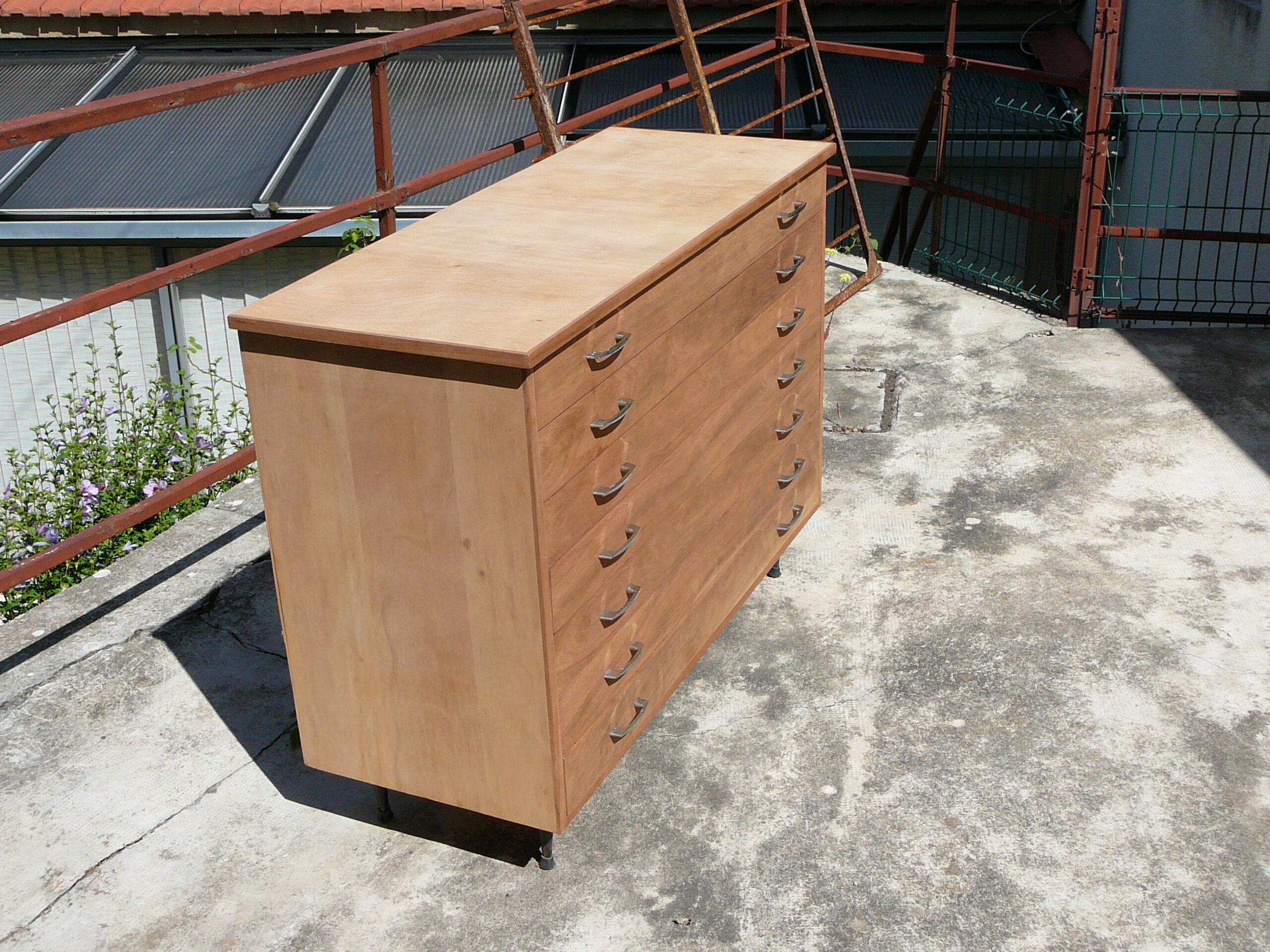 Chest of 7 drawers vintage craft furniture