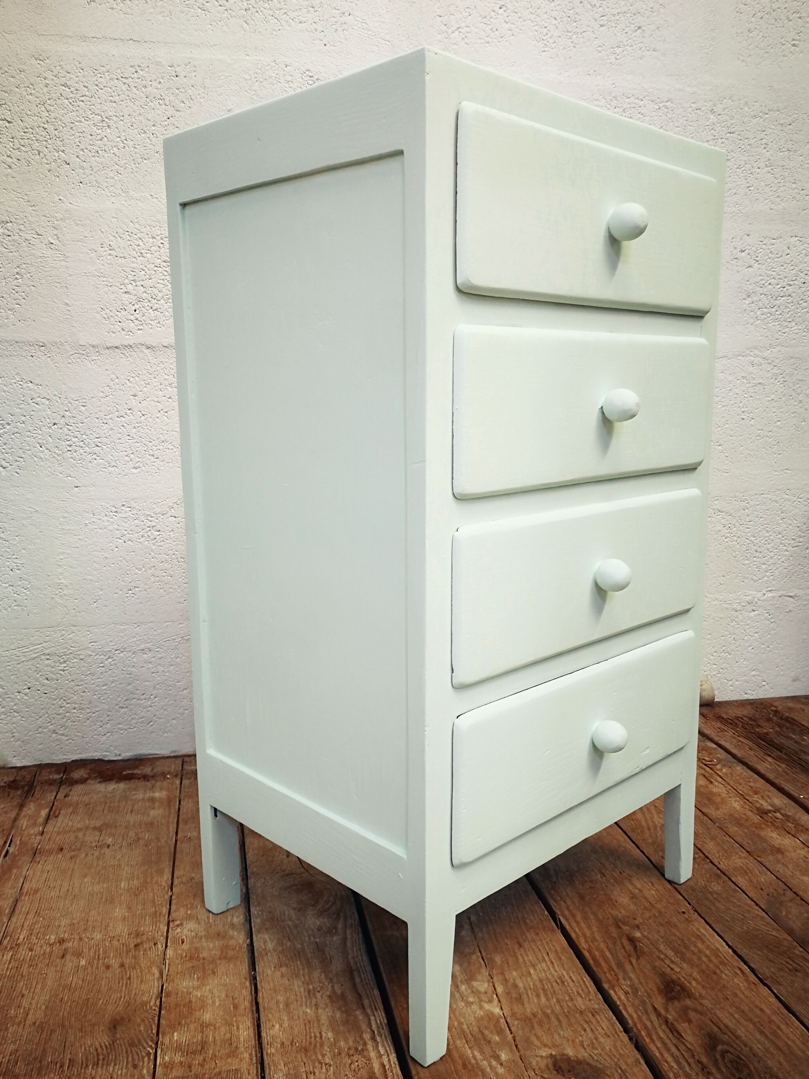 Old wardrobe in wood