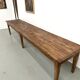 XXL farmhouse table 4 metres in solid pine - 6 legs - 1950s