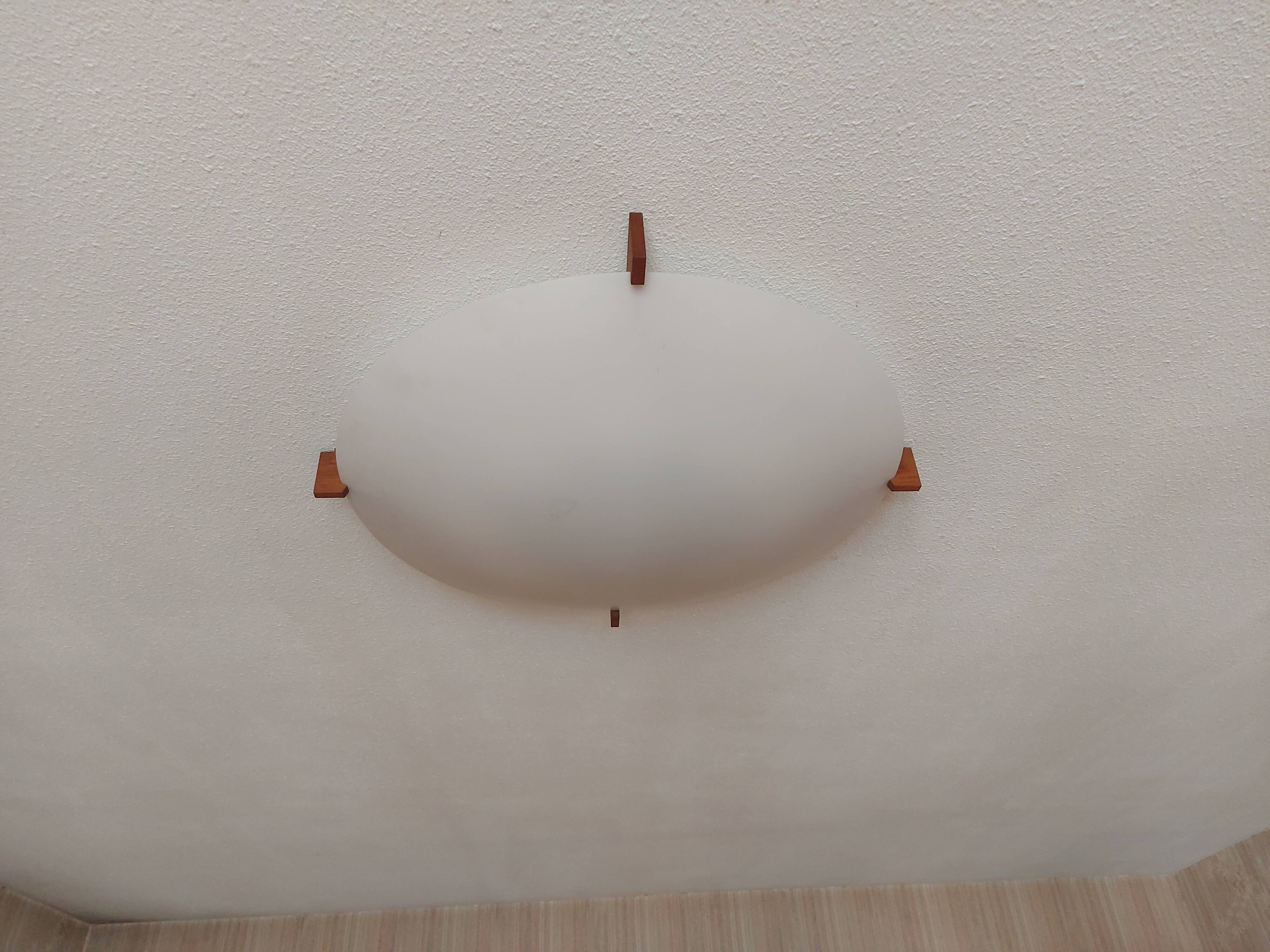 Plafonnier, lustre design Scandinave Osten Kristiansson pour Luxus