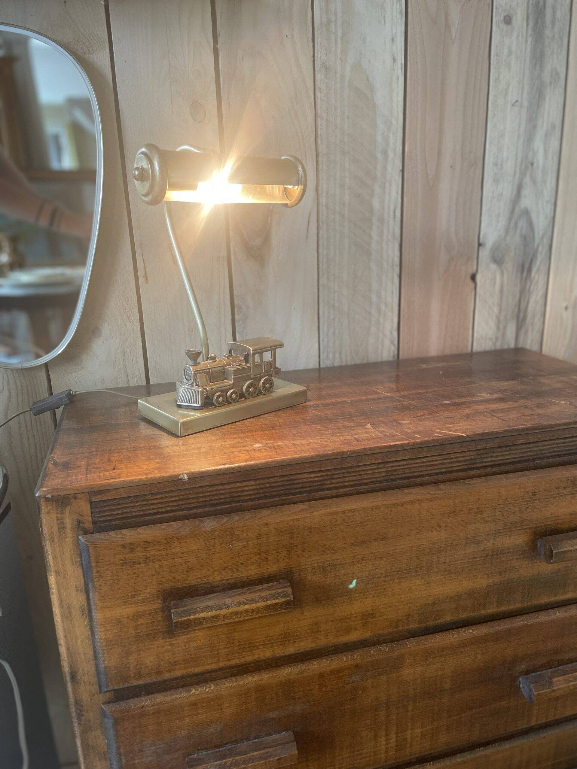 Notary lamp in brass
