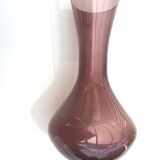 Blown glass heather vase