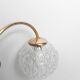 Brass ceiling and glass 3 balls 1960