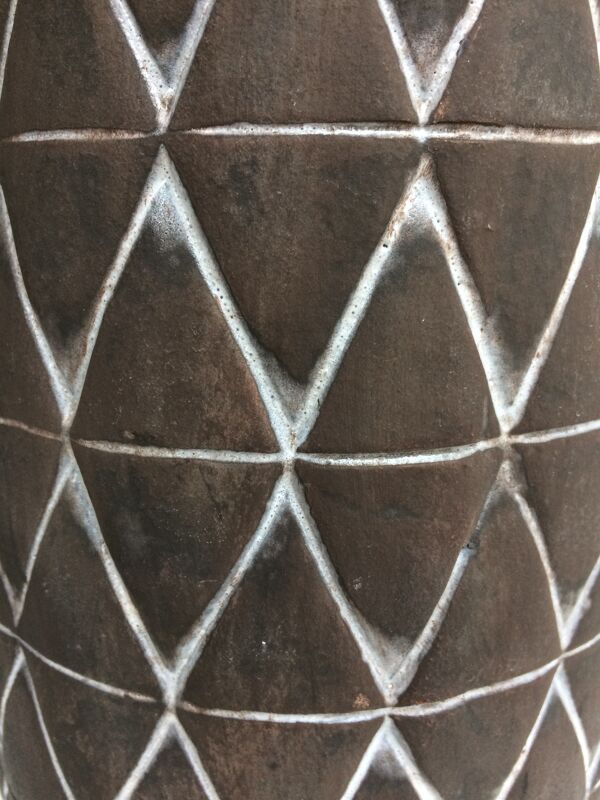 Céramique vase soliflore midcentury