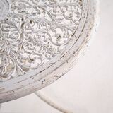 Art Nouveau garden table and chairs set (circa 1950). 5-piece set