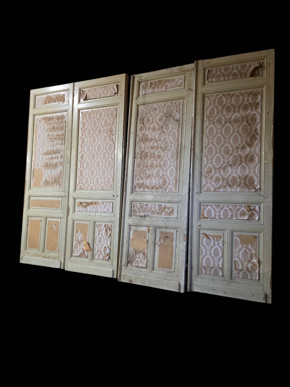 4 old partition doors from the 19th century