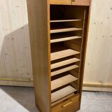 Curtain filing cabinet