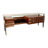 Commode or sideboard in rosewood. Italian work from the 1960s.