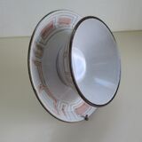 Vintage gravy boat in Niderviller stoneware Maille model