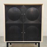 Brutalist circular cabinet vintage 'Geometric design'