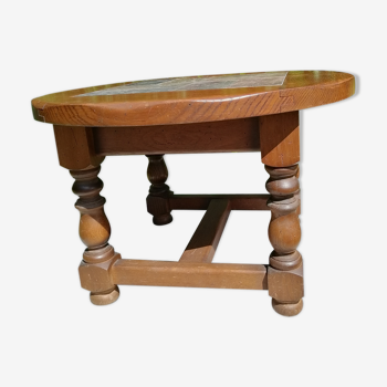 Solid oak coffee table