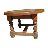 Solid oak coffee table