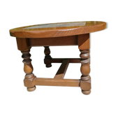Solid oak coffee table