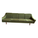 Danish style green sofa